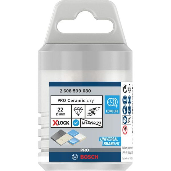 Bosch - Bohrer PRO Ceramic dry 2608599030 Trockenbohrkrone 22