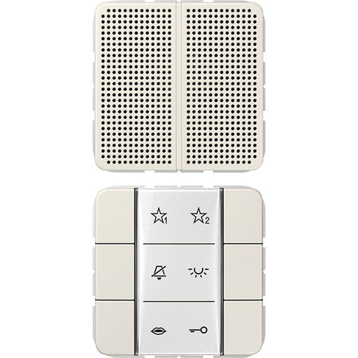 Jung - Innenstation für Türkommunikation Audio-Innenstation SI AI CD 6 W m.Beschriftungsfeld − 1 Stück by Jung
