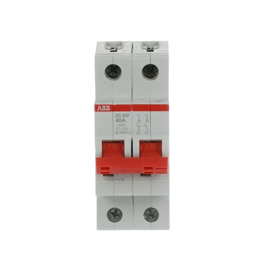 ABB Stotz S&J - Schalter für Reiheneinbau Lasttrennschalter SD202/40 2-polig, 40A