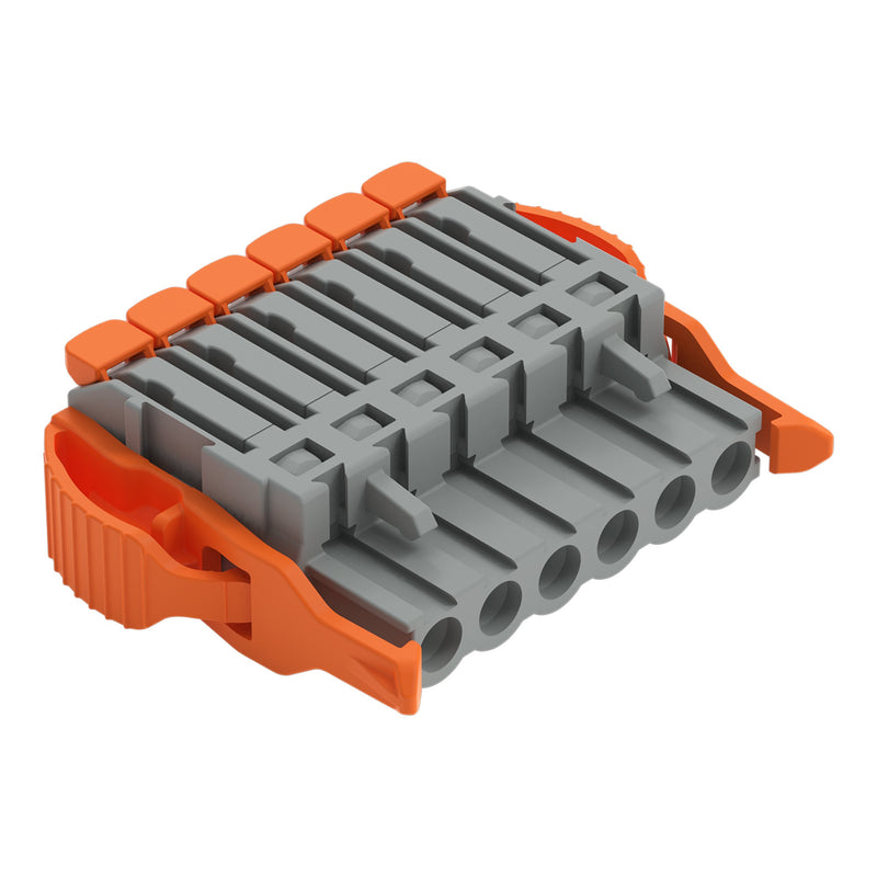 WAGO - Kabelsteckverbinder für Leiterplattensteckverbinder 1-Leiter-Federleiste 2231-1107/038-000 Push-in CAGECLAMP,gr − 50 Stück
