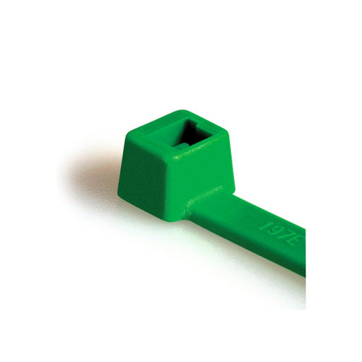 HellermannTyton - Kabelbinder T80R-N66-GN-C1 4,7x210 grün − 100 Stück