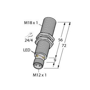 Turck - RFID-Lesegerät Schreib-Lesegerät HF TB-EM18WD-H1147 Edelstahl