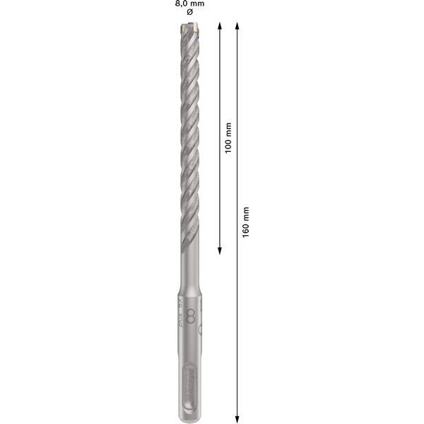 Bosch - Bohrer PRO SDS plus-5X 2608833789 Hammerbohrer 8 x 100