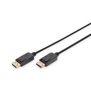 DIGITUS - Konfektioniertes A/V-Kabel DisplayPort Anschlusskabel AK-340100-010-S sw St/St, 1.0m UHD 4K