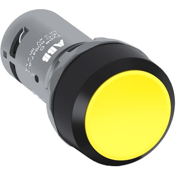 ABB Stotz S&J - Drucktaster, Komplettgerät Drucktaster CP2-10Y-20 gelb, 2 Schließer