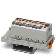 Phoenix Contact - Durchgangs-Reihenklemme Verteilerblock PTFIX4/18X1,5-NS35GY − 20 Stück