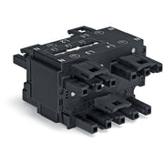 WAGO - Kompaktverteiler für steckbare Gebäudeinstallation Verteiler 770-640 5-polig/3-polig,sw − 10 Stück