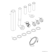 Bosch Thermotechnik - Zubehör/Ersatzteile für Warmwasserspeicher Anschluss-Set DHW-Kit f.Warmwasserspeicher
