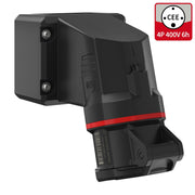 Walther Werke - CEE-Steckdose (IEC 60309) CEE NEO Wandsteckdose FW111406CC 16A 4P 6h IP54 − 5 Stück