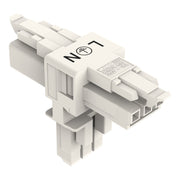 WAGO - Kompaktverteiler für steckbare Gebäudeinstallation T-Verteiler 3-polig 890-656 Kod. A,weiß − 25 Stück