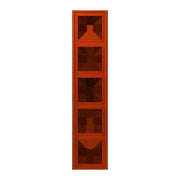 Jung - Abdeckrahmen Rahmen 5-fach LC 985 244 rouge vermillon 59