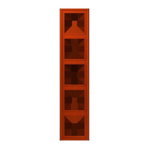 Jung - Abdeckrahmen Rahmen 5-fach LC 985 244 rouge vermillon 59