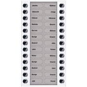 TCS Tür Control - Montageelement für Türstation Audioaußenstation 2-reihig PET26-WS/04 Erw.26 Tasten AP ws