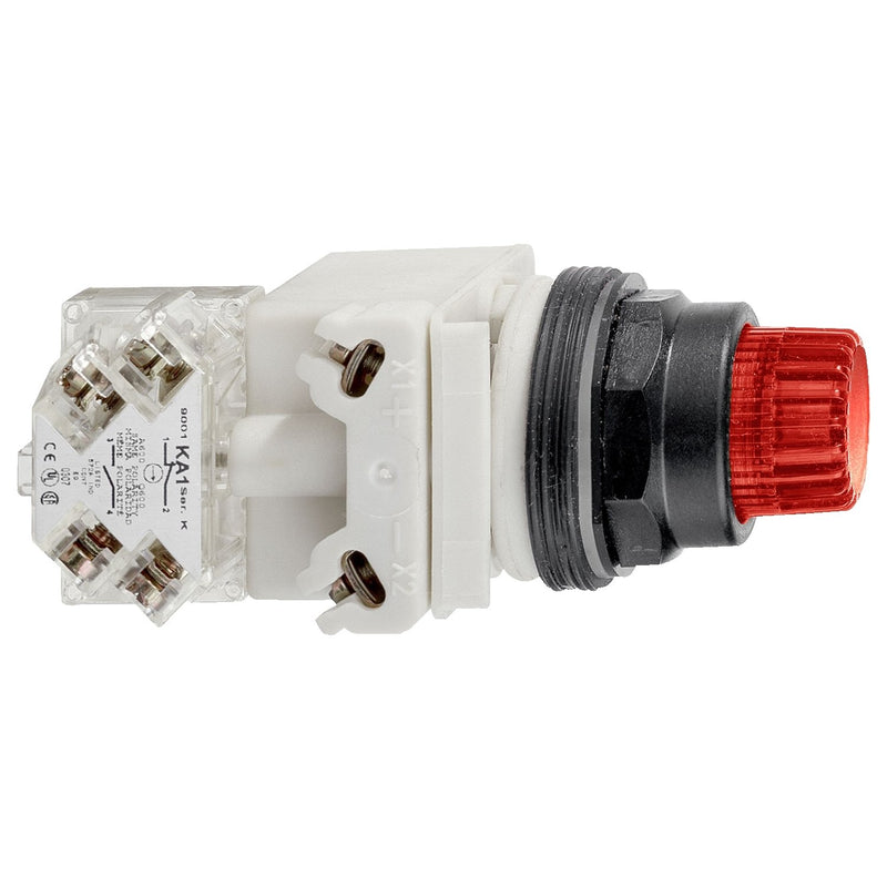 Schneider Electric - Drucktaster, Komplettgerät Leuchtdrucktaster 9001SK2L35LRR rot