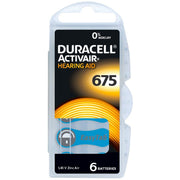 Hückmann - Batterie Hörgerätebatterie 1,4V PR44 (Bli.6) 675Activair Duracell