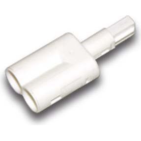 Hera - Elektrisches Zubehör/Ersatzteile für Leuchten Y-Verteiler mit Stecker HVLCS Y und 2 Buchsen