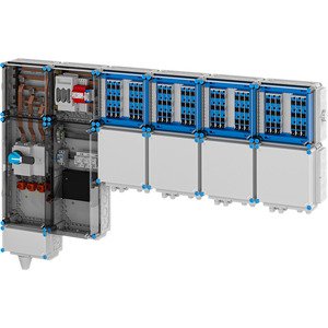 Hensel - Verteilerschrank für Energieversorgung Ladeverteiler Mi EV 11kW 24001 f.24 Ladep. a 11kW