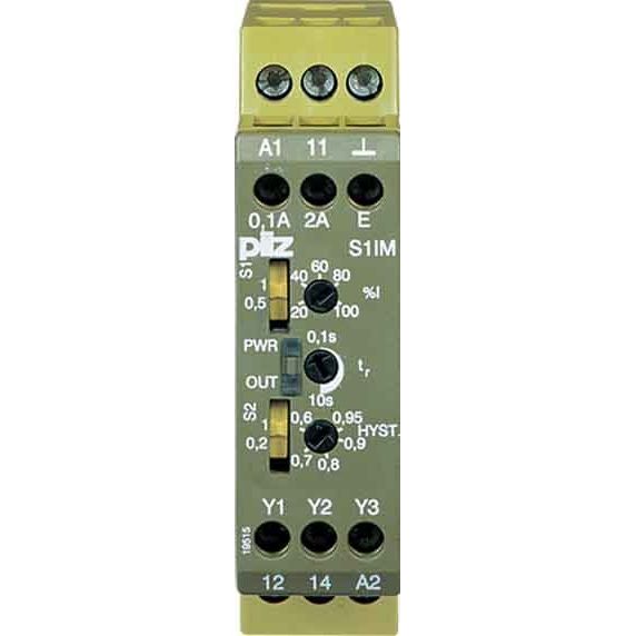 Pilz - Stromüberwachungsgerät Stromüberwachungsrelais S1IM #828010 24VDC IM 0.01-15A