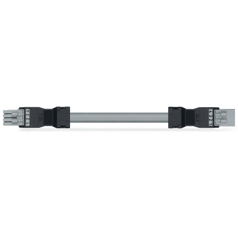 WAGO - Konfektionierte Leitung für steckbare Gebäudeinstallation konfekt.Verbindungsleitung 891-8994/005-603 Eca,Buchse Stecker