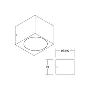 Brumberg Leuchten - Decken-/Wandleuchte LED-Wandanbauleuchte 10121103