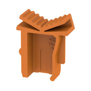 Weidmüller - Zubehör/Ersatzteile für Klemmen Abdeckung APGPC 4 Wemid, orange − 50 Stück
