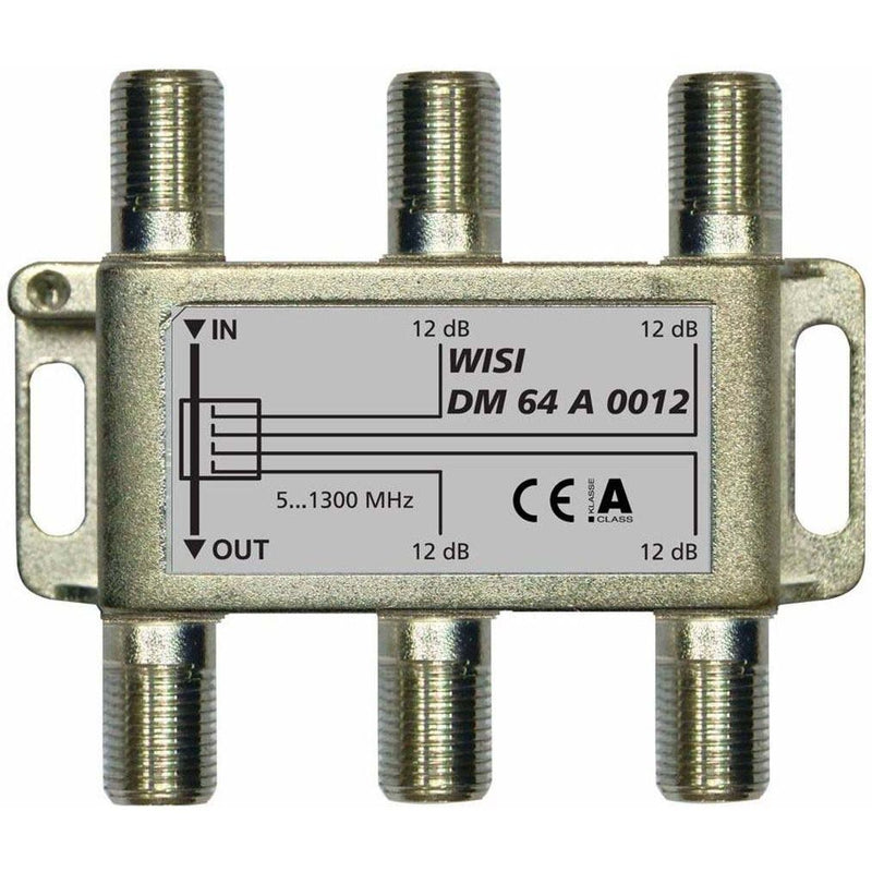 Wisi - Abzweiger und Verteiler Abzweiger 4f. DM 64 A 0012 5-1300Mhz 12dB Kl.A