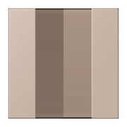 Jung - Abdeckung/Bedienelement für Installationsschalterprogramme Tastensatz 1fach LC 501 TSA 240 ombre brulee claire