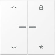 Jung - Bedienelement intelligent eNet Funk-Steuertaste FM LS 1701 P WWM schneeweiß matt − 1 Stück