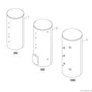 Bosch Thermotechnik - Speicher für Zentralheizung/Wärmepumpe Pufferspeicher BP500EP1C STORA f.Wärmepumpen