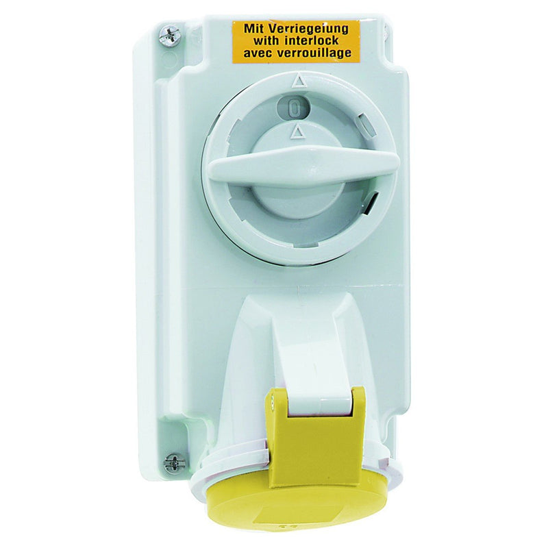 Bals Elektrotech - CEE-Steckdose abschaltbar, abgesichert (IEC 60309) Wandsteckdose 16008