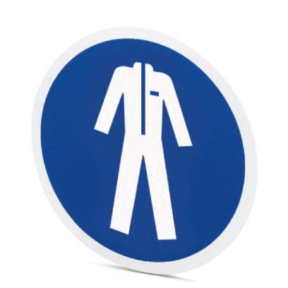 Phoenix Contact - Warn-/Hinweisschild Gebotsschild PML-M109 (D100) blau, d:100mm − 5 Stück