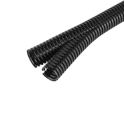 Fränkische - Kunststoff-Wellschlauch Wellrohr verschließbar Co-flex-PA 29 sw flexibel, schwarz − 25 Meter