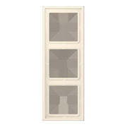 Jung - Abdeckrahmen Rahmen 3-fach LC 983 245 blanc ivoire