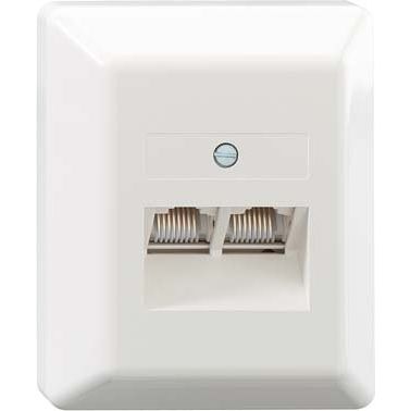 Rutenbeck - Kommunikationsanschlussdose Kupfer Cat.6-Anschlussdose UAE-Class #132115030 EA iso-8/8 U Ap rw − 10 Stück