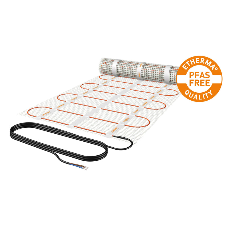 Etherma - Elektrische Flächenheizung Heizmatte extra dünn eFLOOR-PRO-100-2000 2.7mm, 1000W, 230V