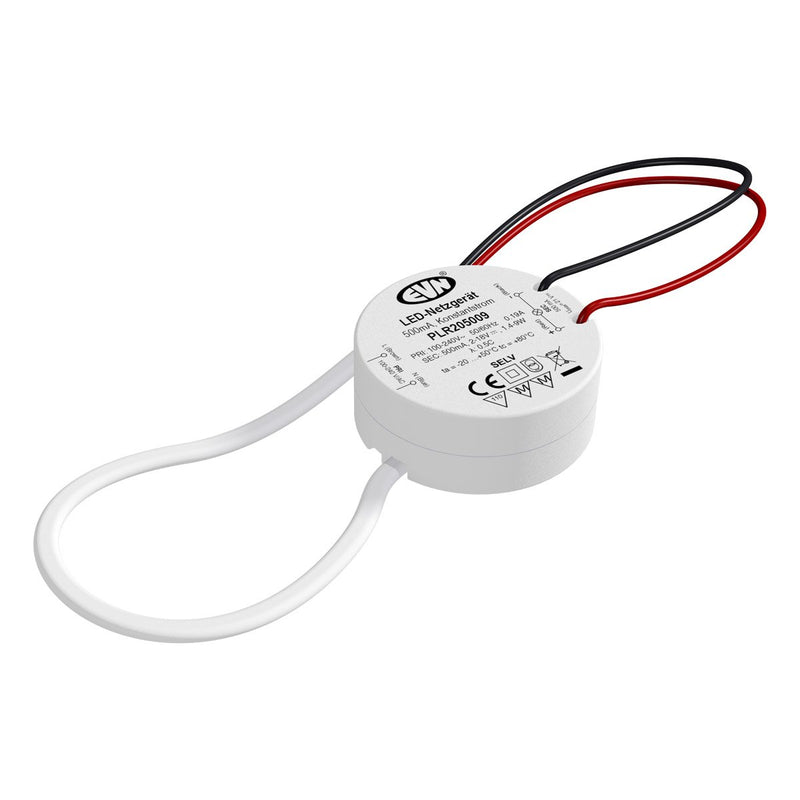 EVN Lichttechnik - LED-Betriebsgerät LED-Netzgerät PLR205009 500mA 1-9W P20