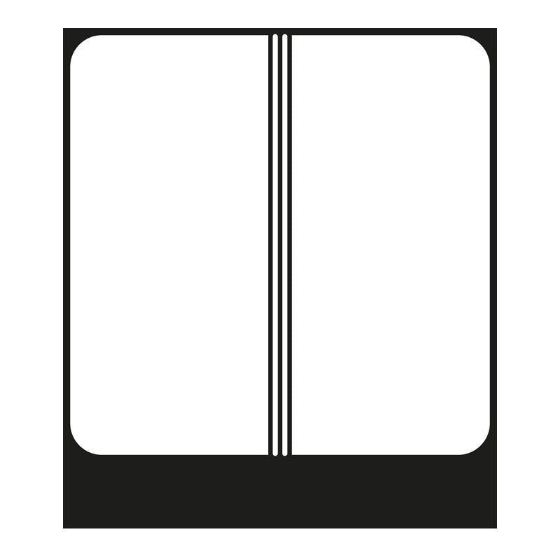 Jung - Abdeckung/Bedienelement für Installationsschalterprogramme Tastensatz 2-fach ws CD 402 TSA komplett − 1 Stück