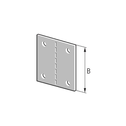 Pflitsch - Kupplung für Leitungsführungskanal Universalverbindungslasche UVL 180/100 S 100mm, gelocht − 1 Stück by Pflitsch
