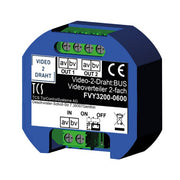 TCS Tür Control - Zusatzgerät für Türkommunikation Videoverteiler FVY3200-0600 2-fach