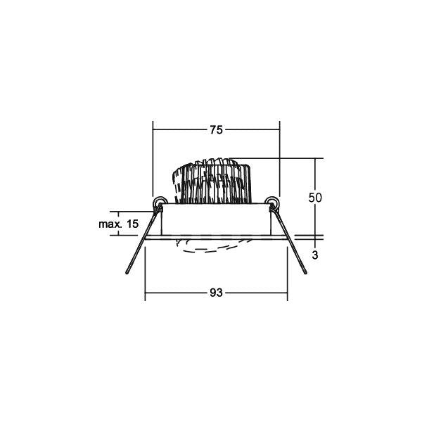 Brumberg Leuchten - Downlight/Strahler/Flutlicht LED-Einbaustrahler 230V 39309253
