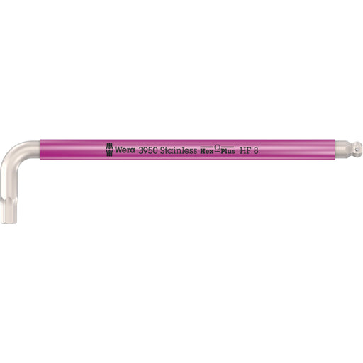 Wera - Innensechskantschlüssel Winkelschlüssel SPKL Hex-Plus HF 8,0 8 x 195 mm