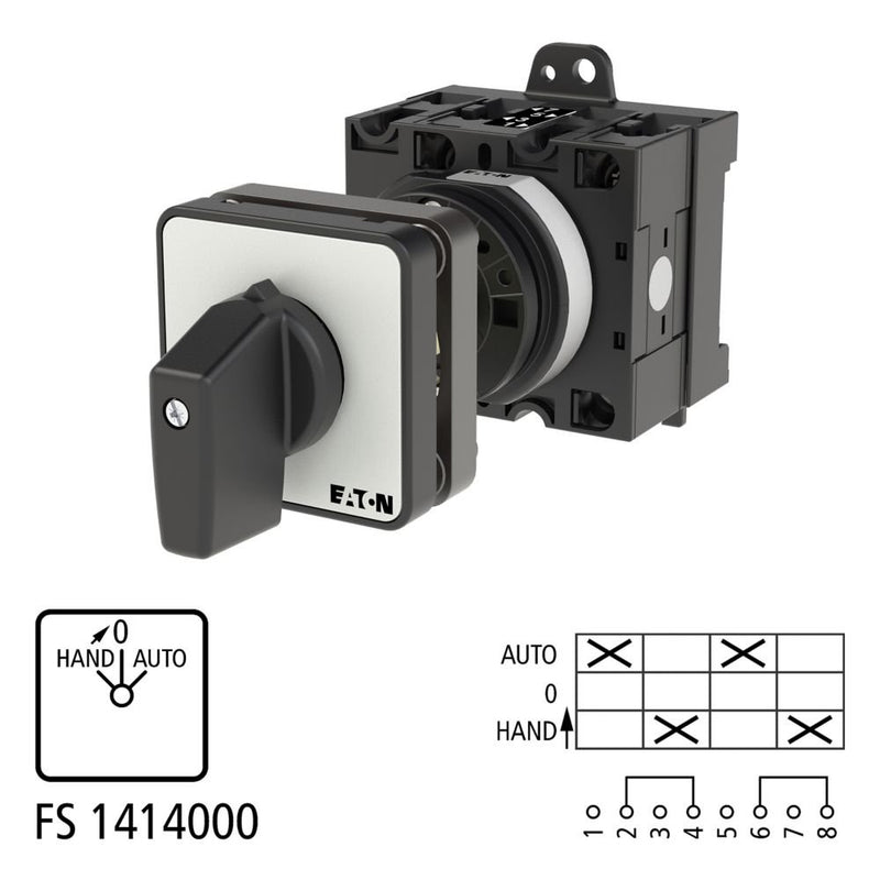 Eaton - Steuerschalter Umschalter T3 32A T3-2-15435/Z Zwischenbau
