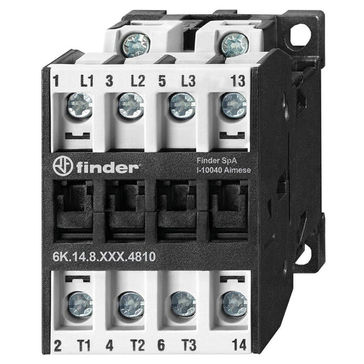 Finder - Leistungsschütz zum Schalten von Wechselstrom Industrieschütz 6K.14.8.230.4718 − 1 Stück by Finder
