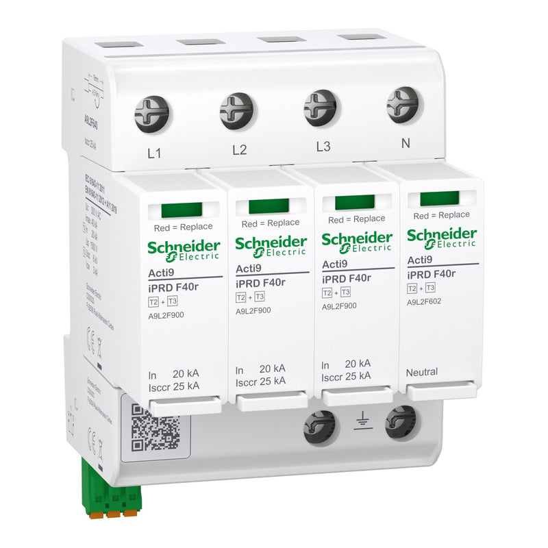 Schneider Electric - Überspannungsableiter für Energietechnik/Stromversorgung Überspannungsableiter A9L2F640 Acti9 iPRD F40r
