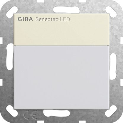Gira - Bewegungsmelder-Sensor Sensotec LED m.Fernbedien. 236801 cremeweiß glänzend