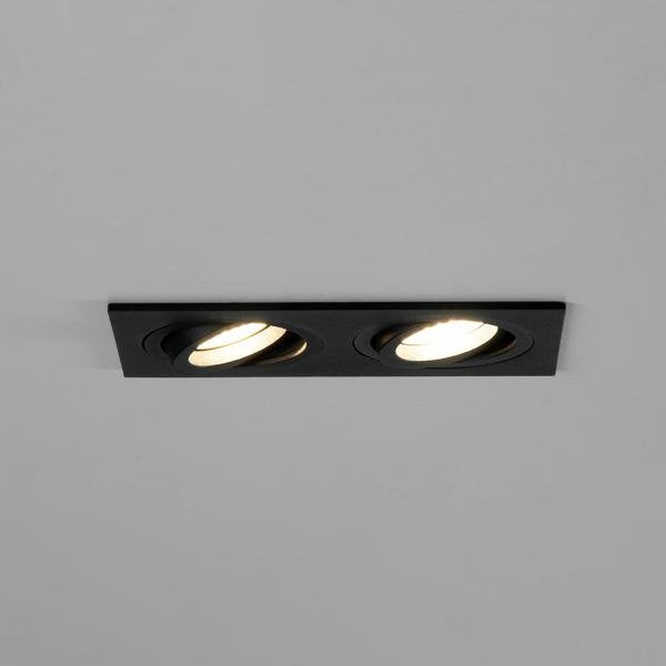 Brumberg Leuchten - Downlight/Strahler/Flutlicht Einbaumodul rechteckig 45023180 2-fach