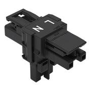 WAGO - Kompaktverteiler für steckbare Gebäudeinstallation T-Verteiler 2-polig 770-1606 Kod. A,schwarz − 50 Stück