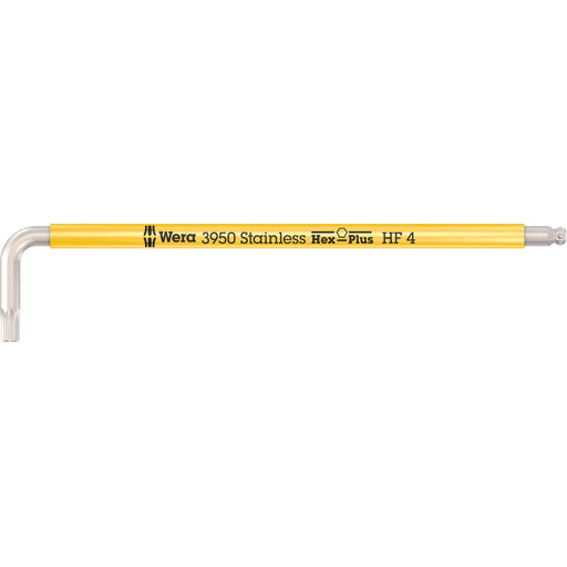 Wera - Innensechskantschlüssel Winkelschlüssel SPKL Hex-Plus HF 4,0 4 x 137 mm