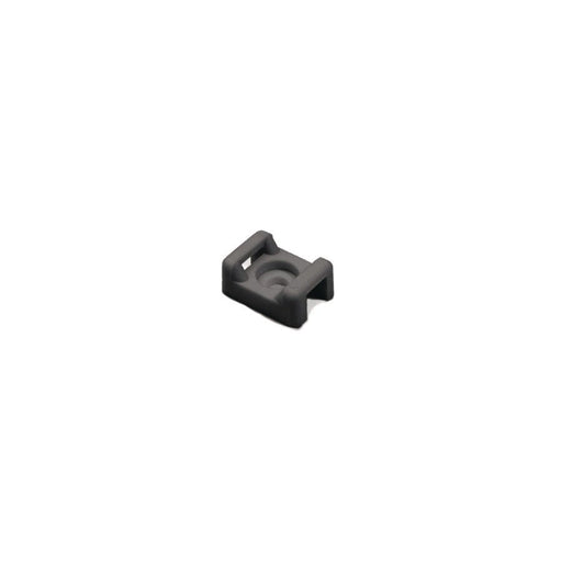 HellermannTyton - Befestigungssockel und -element für Kabelbinder Befestigungssockel CTM4-PA66-BK (100) schwarz − 100 Stück