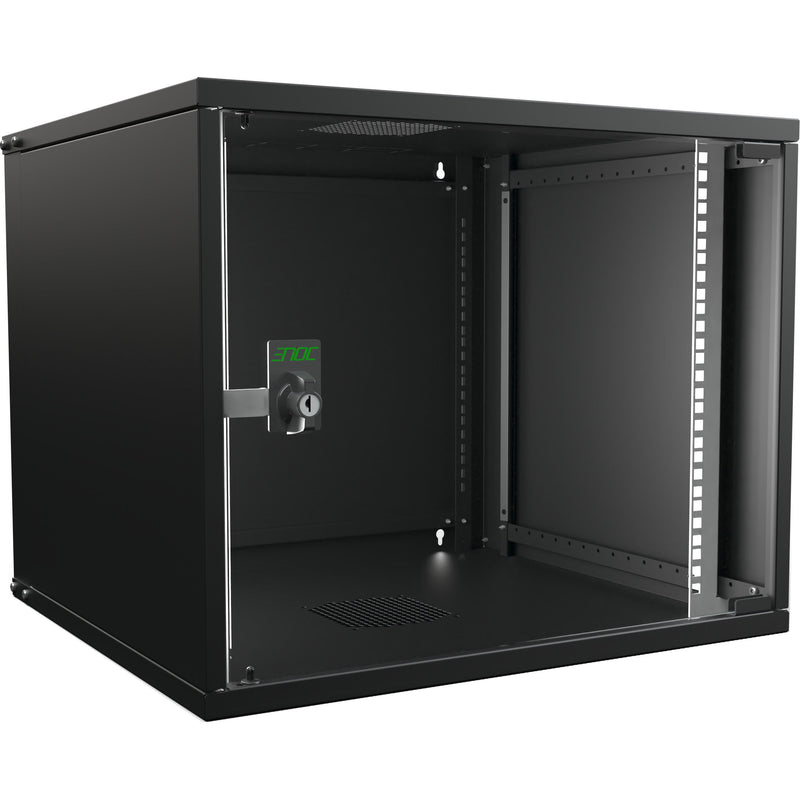 Enoc - Netzwerkgehäuse Wandschrank SNP 9HE sw W3 9-5-S-SNP 19"550x500x448mm